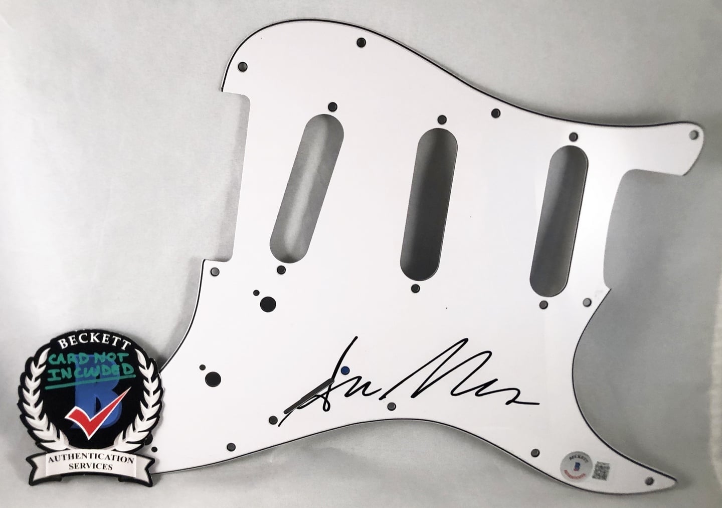 Ava Max Signed Electric Pickguard Beckett BAS