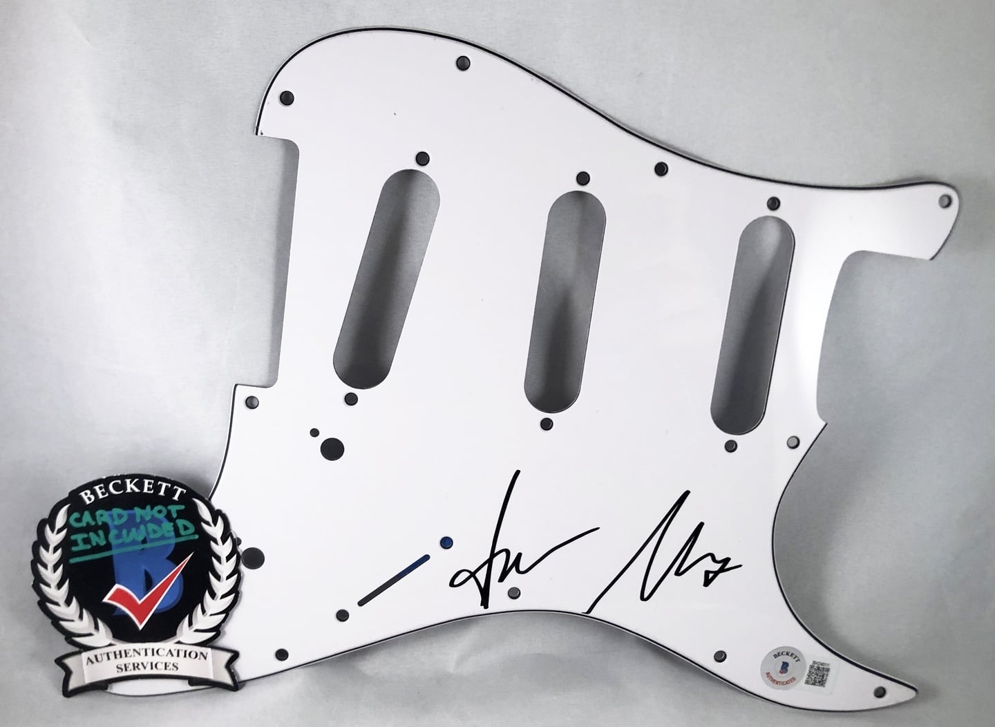 Ava Max Signed Electric Pickguard Beckett BAS 1