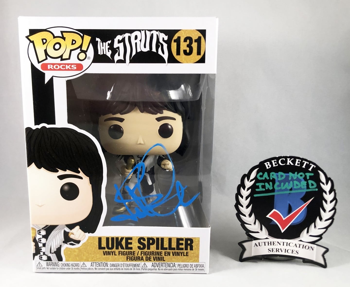 Luke Spiller Signed Funko Pop The Struts Beckett BAS