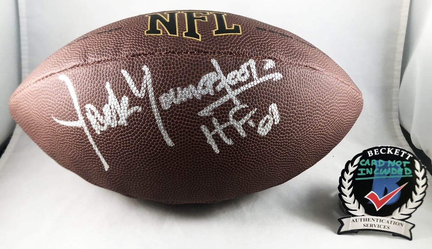 Jack Youngblood Signed Full Size NFL Composite Football Los Angeles Rams Beckett BAS