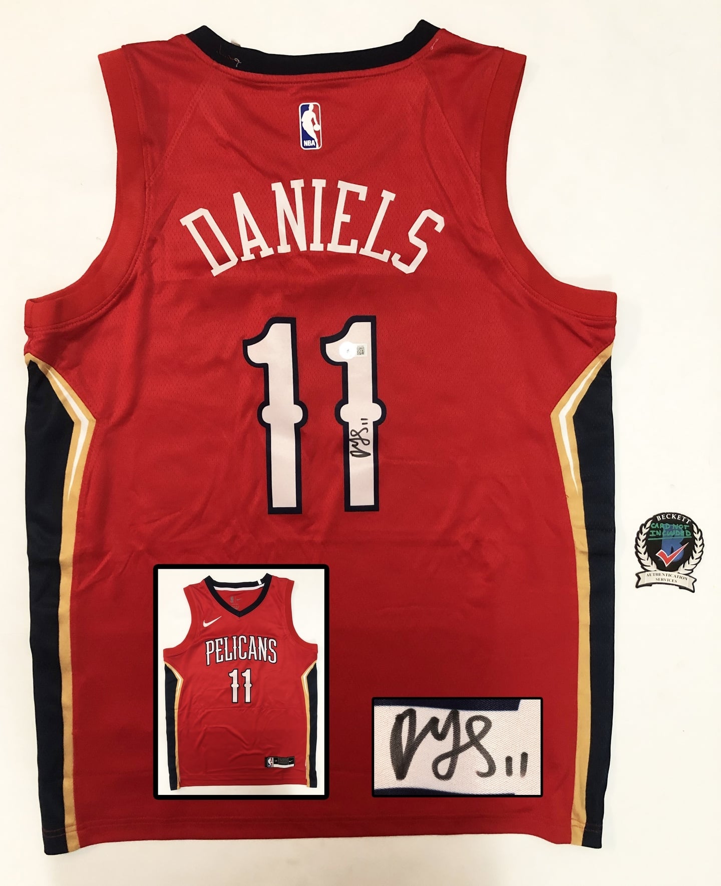 Dyson Daniels Signed Jersey New Orleans Pelicans Beckett BAS ...