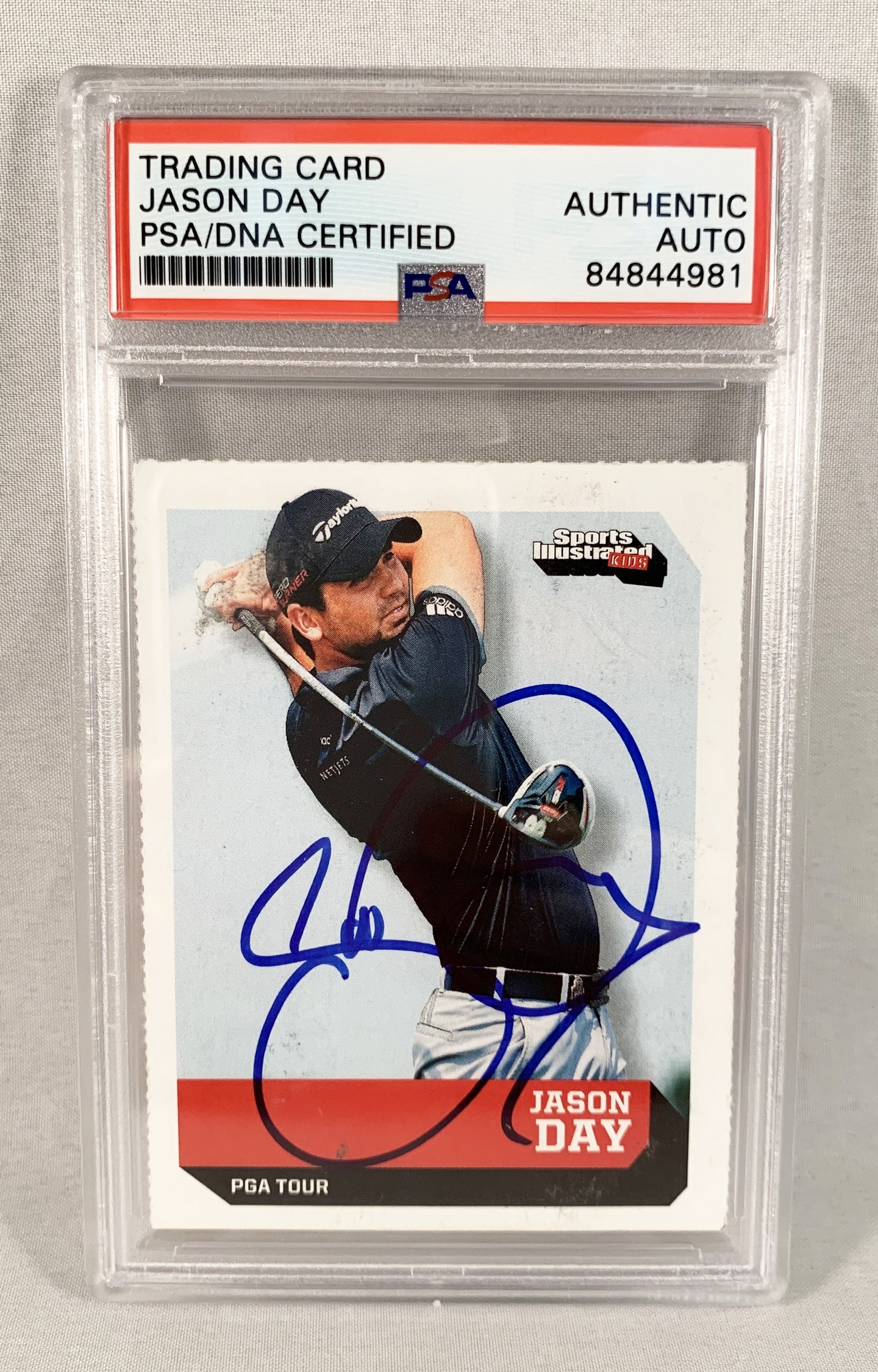 Jason Day Signed Rookie Card Sports Illustrated Kids PSA/DNA