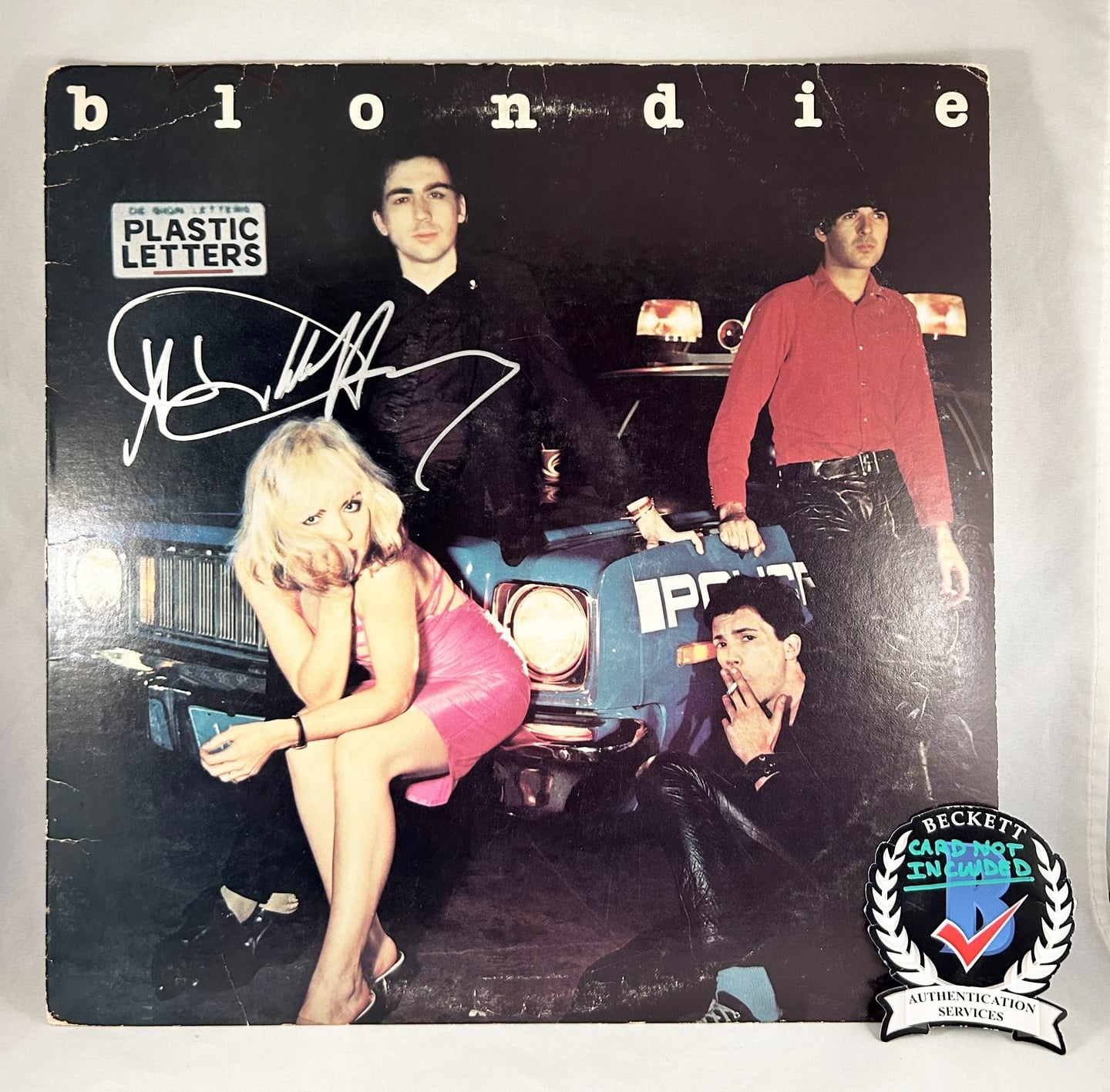 Debbie Harry Signed Vinyl LP Album Blondie Beckett BAS