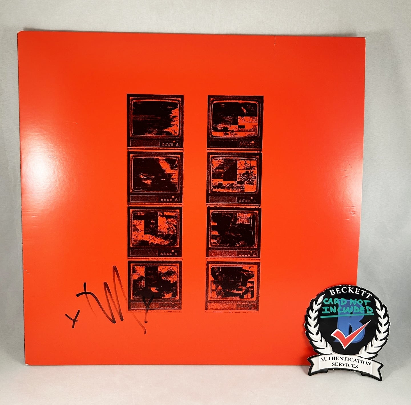 Tim McIlrath Signed Vinyl LP Album Rise Against Beckett BAS 1