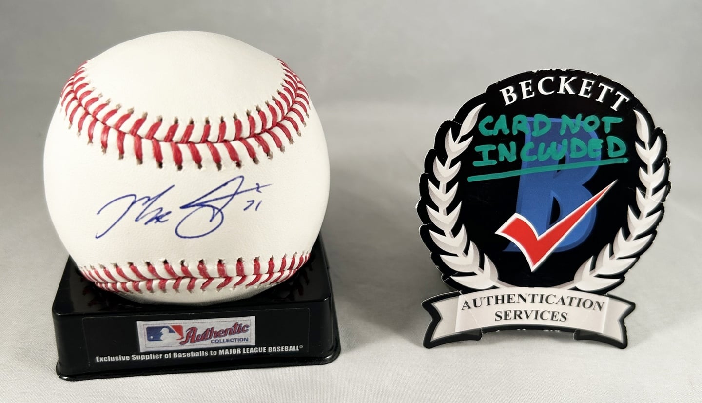 New York Mets Max Scherzer Signed Authentic MLB Baseball Beckett BAS