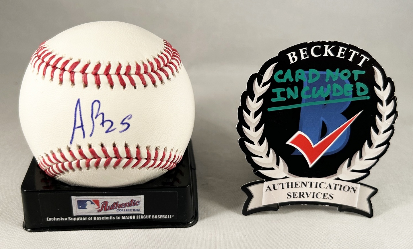 Alex Ramirez Signed Authentic MLB Baseball New York Mets Beckett BAS