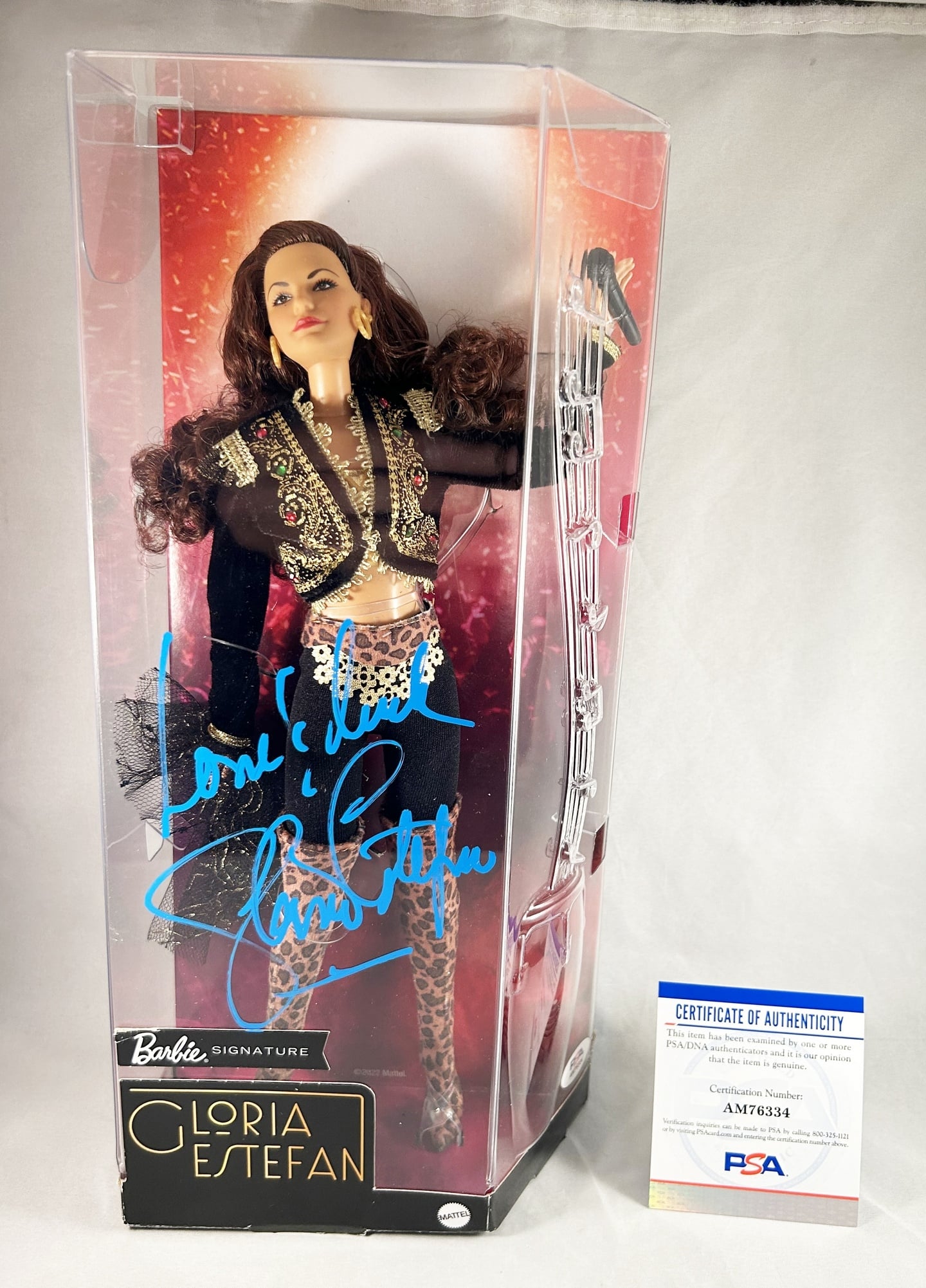 Gloria Estefan Signed Barbie Doll PSA/DNA