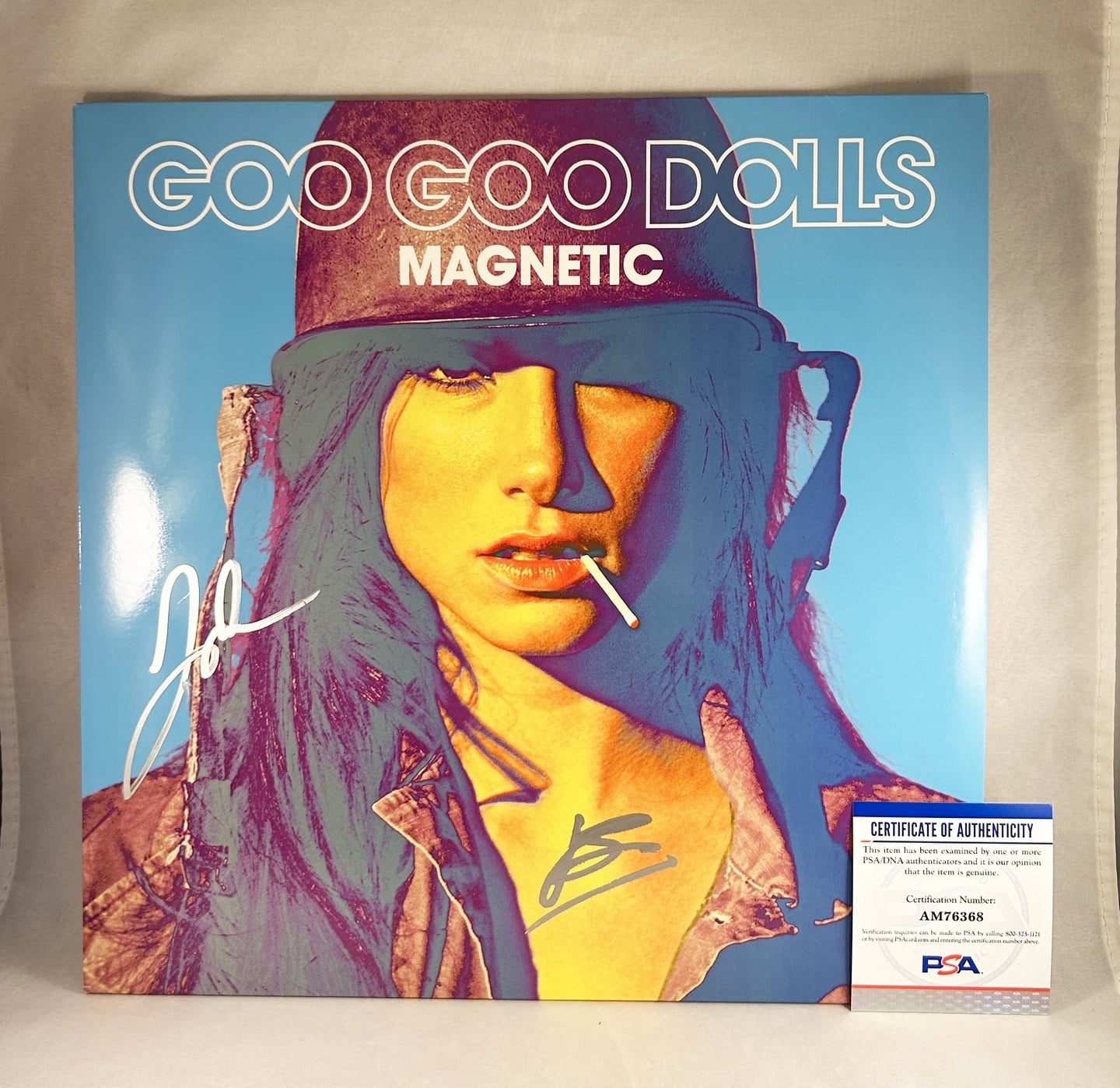 John Rzeznik Robby Takac Signed LP Vinyl Goo Goo Dolls PSA/DNA