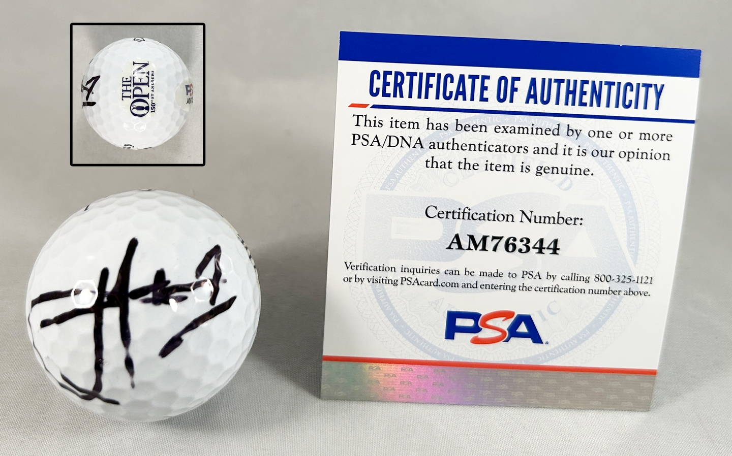 Cameron Smith Signed Golf Ball 2022 The Open Championship 150 PSA/DNA 5