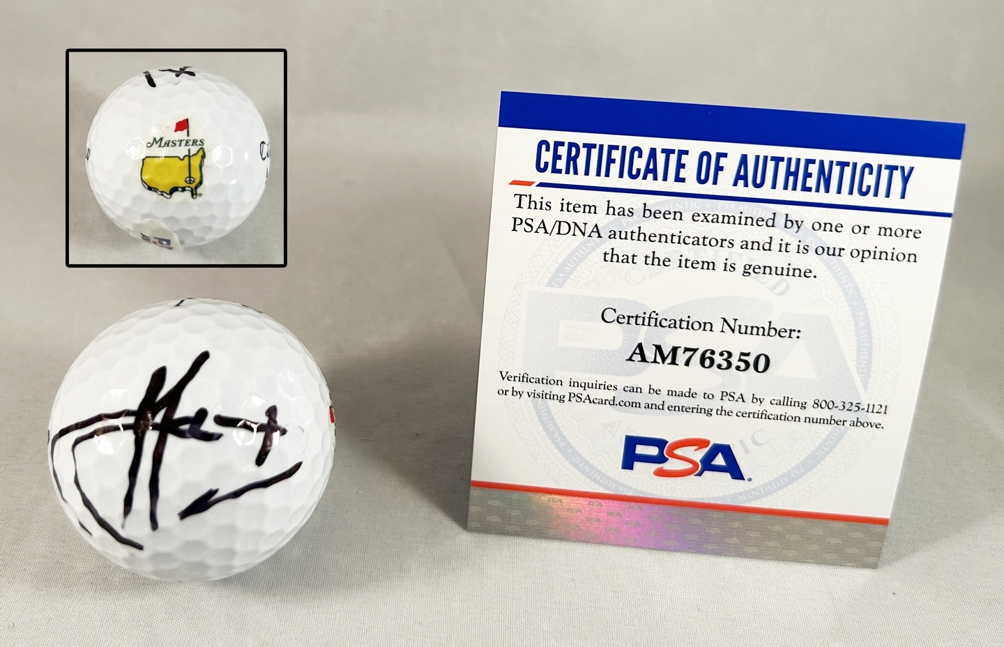 Cameron Smith Signed Masters Golf Ball PSA/DNA