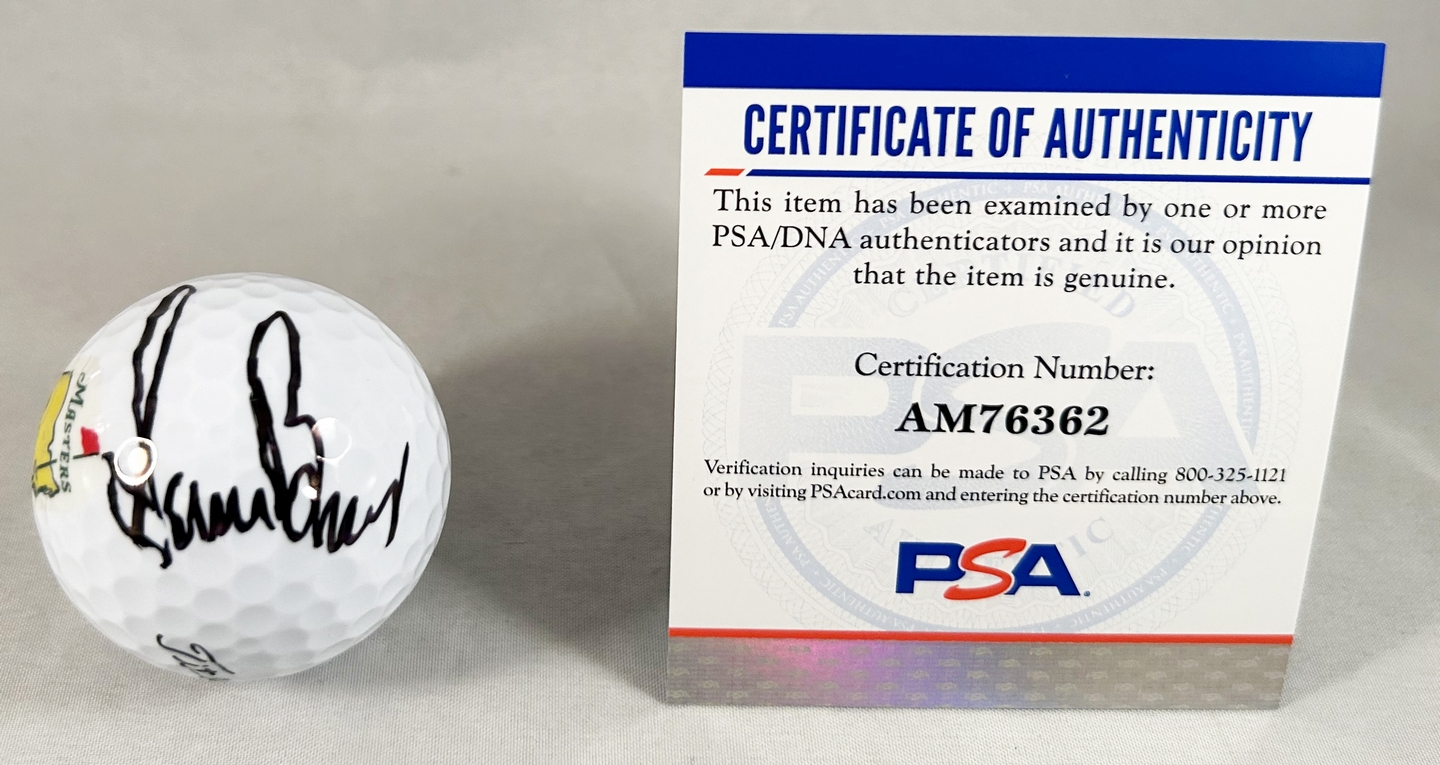 Sam Burns Signed Masters Golf Ball PSA/DNA
