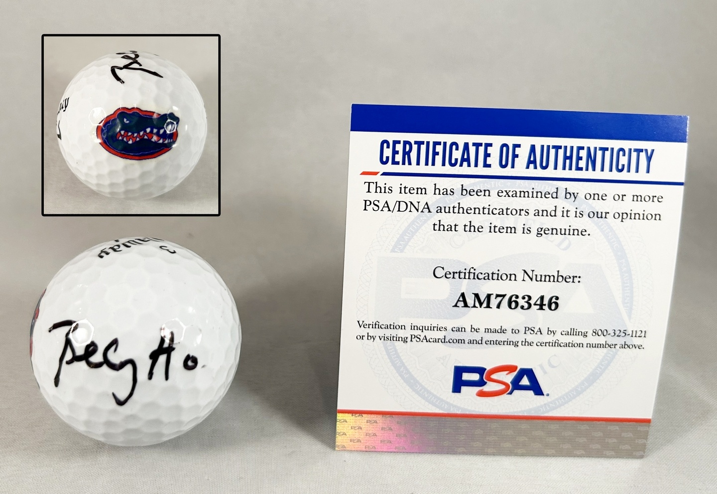 Billy Horschel Signed Golf Ball Florida Gators PSA/DNA
