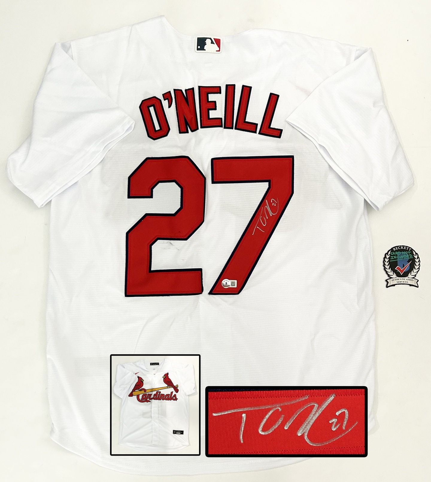 Tyler Oneill Signed Jersey St. Louis Cardinals Beckett BAS
