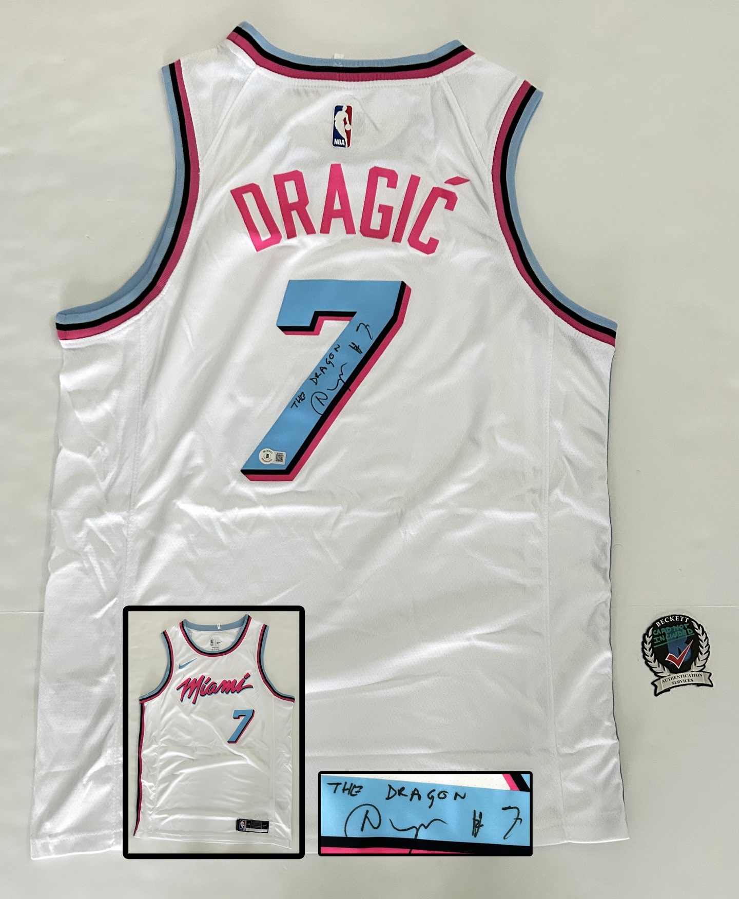 Goran Dragic Signed Jersey Miami Heat Beckett BAS - Memorabilia For Less