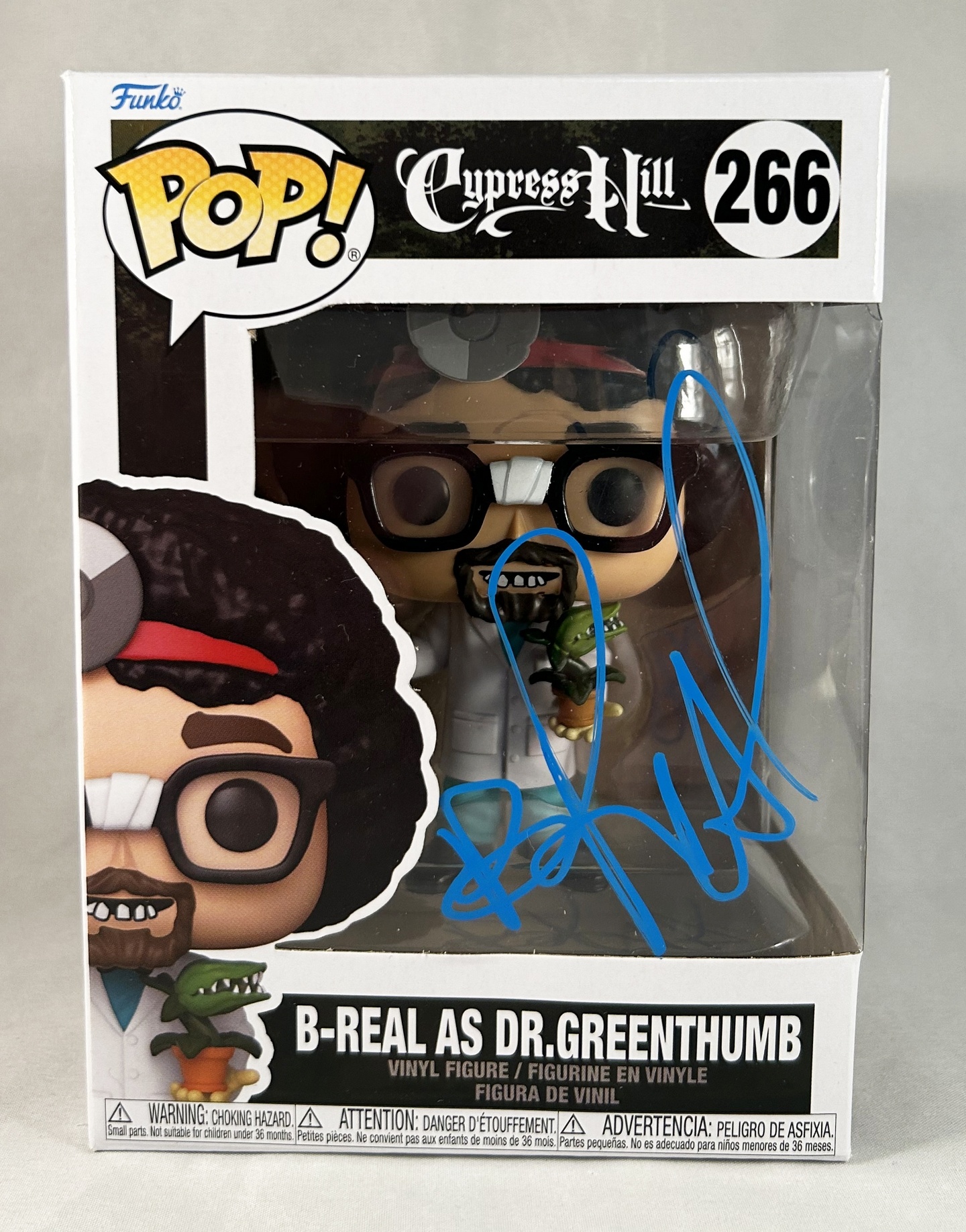 B-Real Signed Funko Pop Dr. Greenthumb Cypress Hill 3