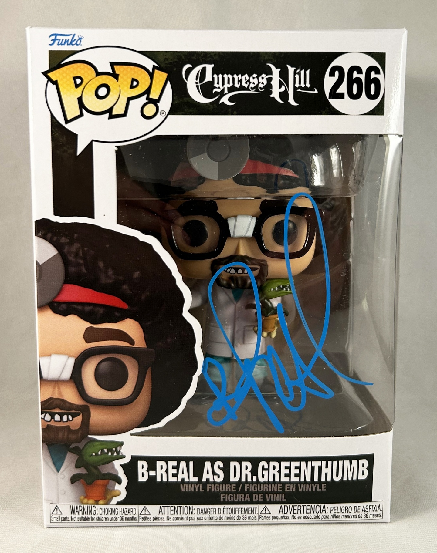 B-Real Signed Funko Pop Dr. Greenthumb Cypress Hill 4