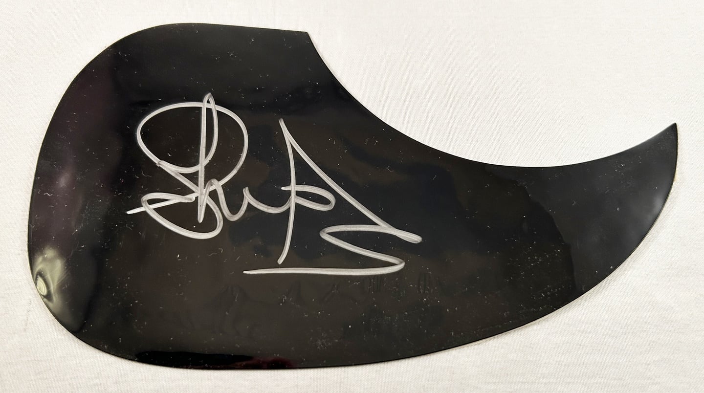 Sherrie Austin Signed Acoustic Pickguard