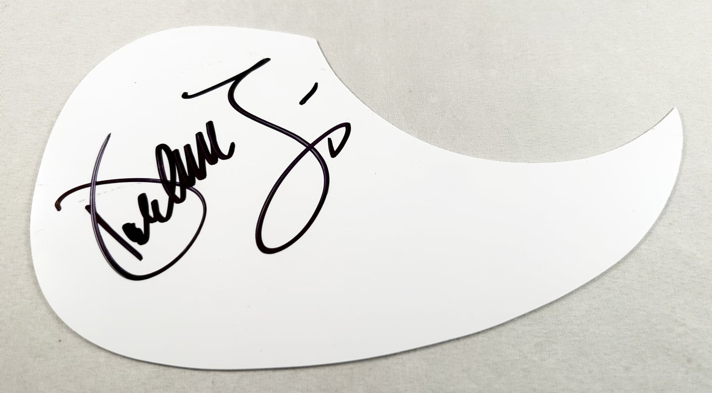 Darlene Love Signed Acoustic Pickguard
