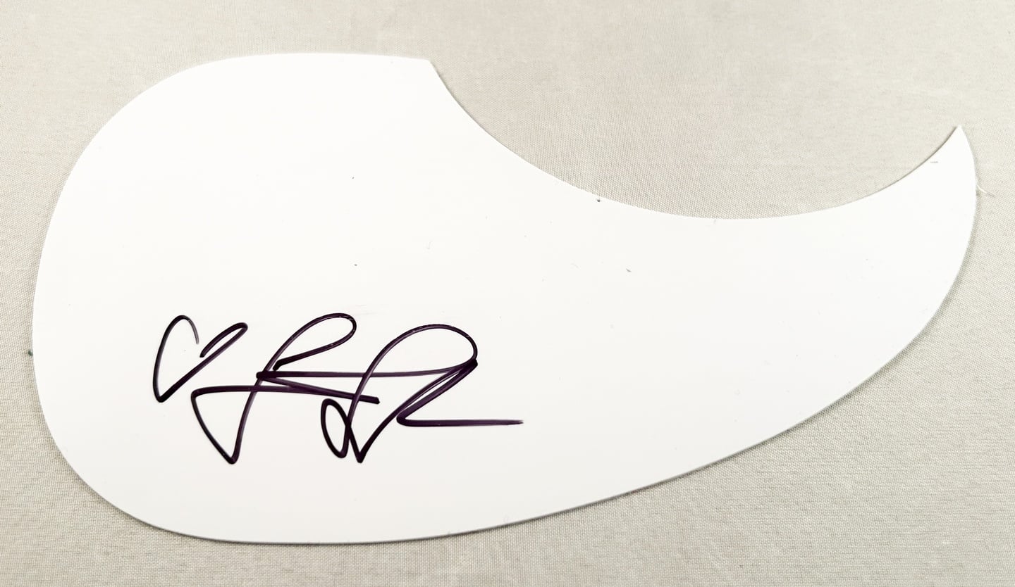 Lisa Loeb Signed Acoustic Pickguard