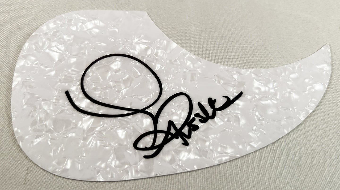 Russell Hitchcock Graham Russell Signed Acoustic Pickguard Air Supply
