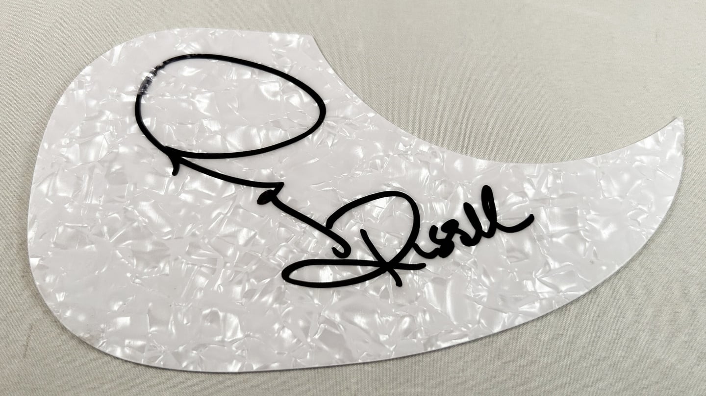Russell Hitchcock Graham Russell Signed Acoustic Pickguard Air Supply 1