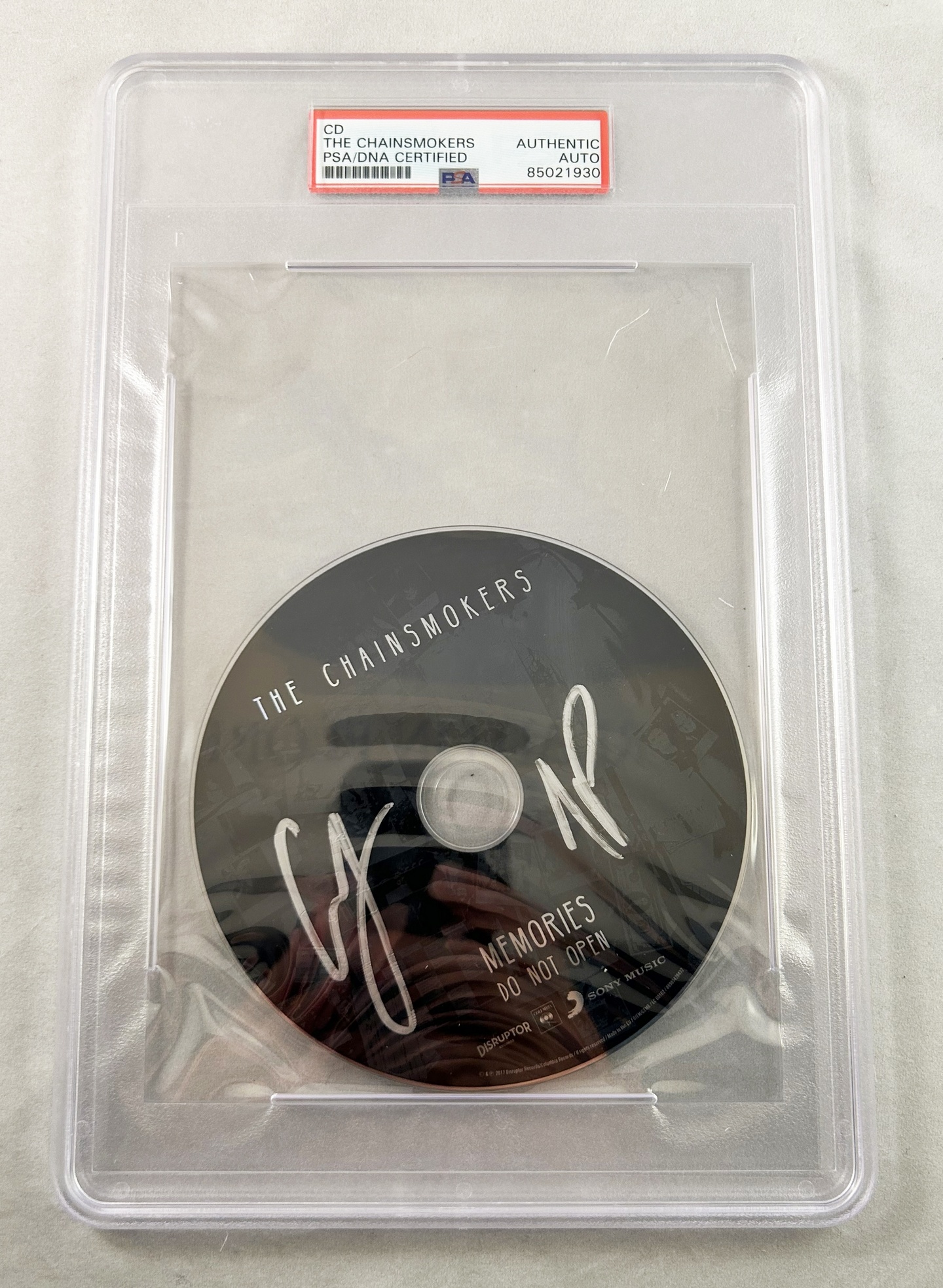 Alex Pall and Andrew Taggart The Chainsmokers Signed CD PSA/DNA