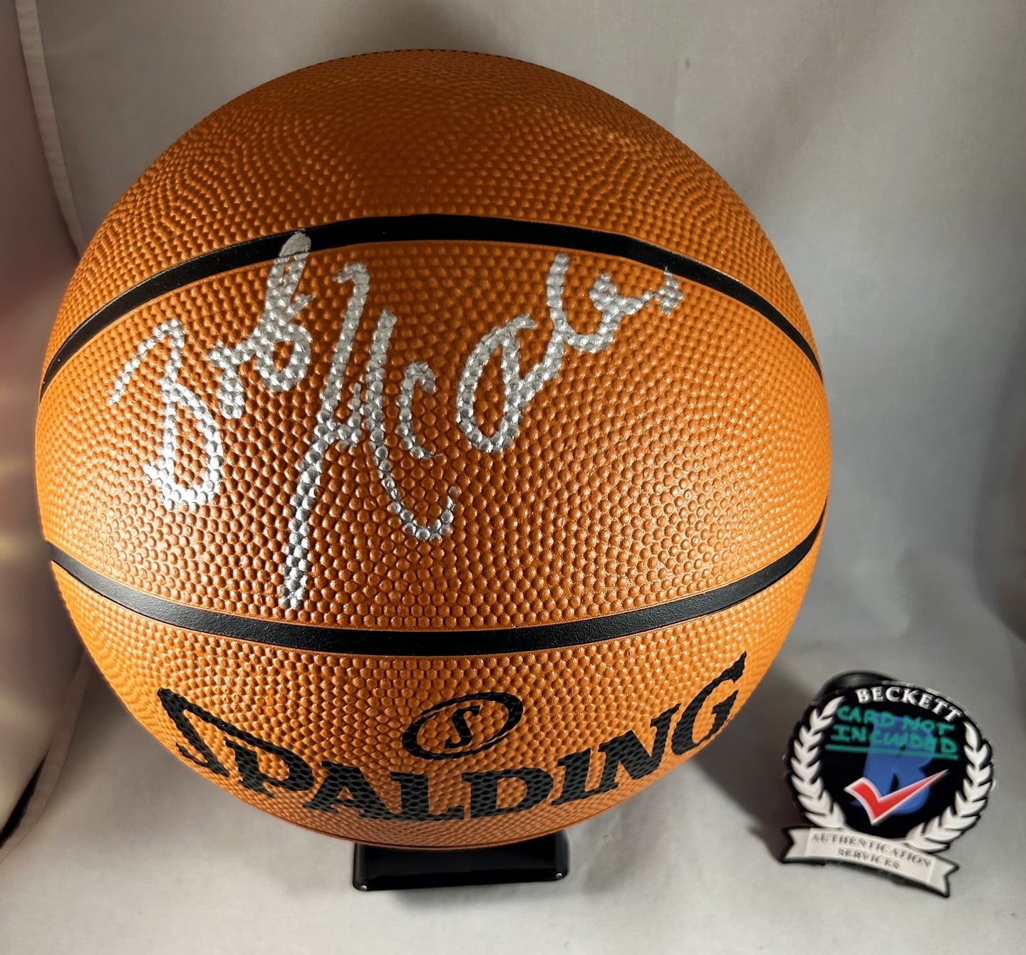 Bob McAdoo Signed Basketball Miami Heat Beckett BAS