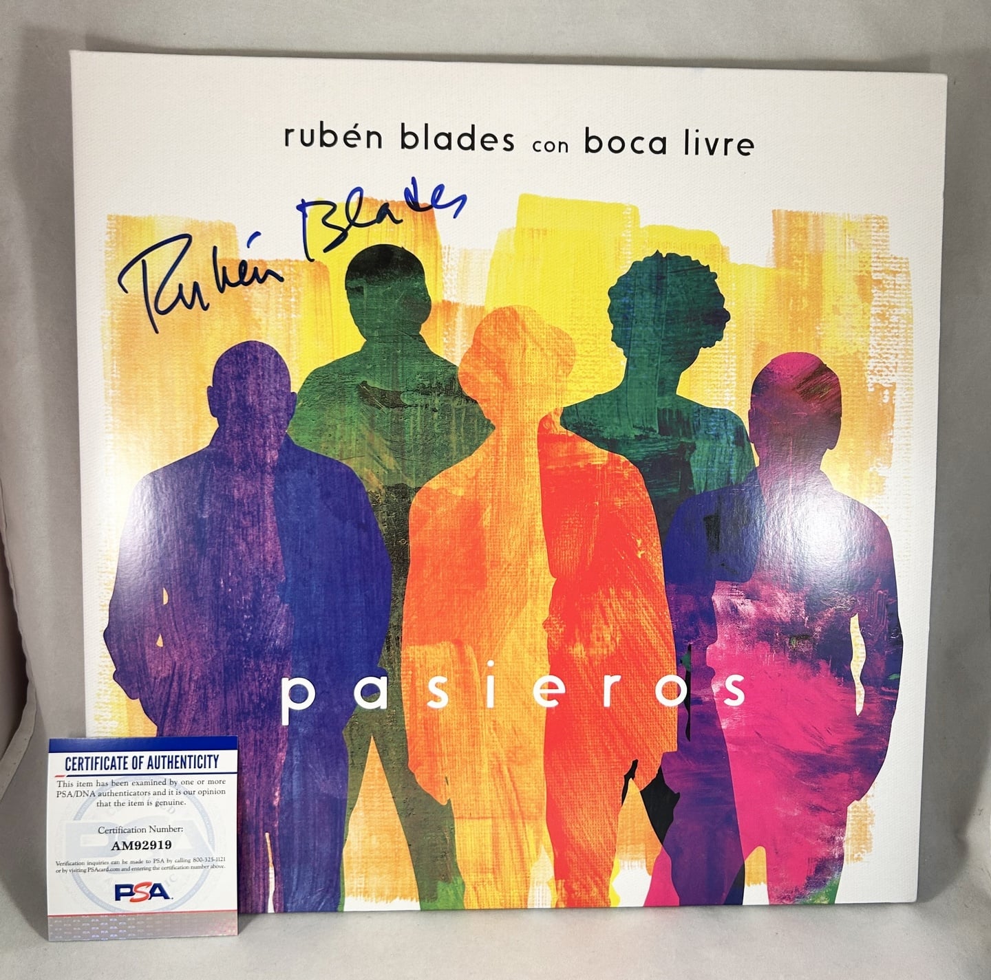 Ruben Blades Signed Vinyl LP Album PSA/DNA