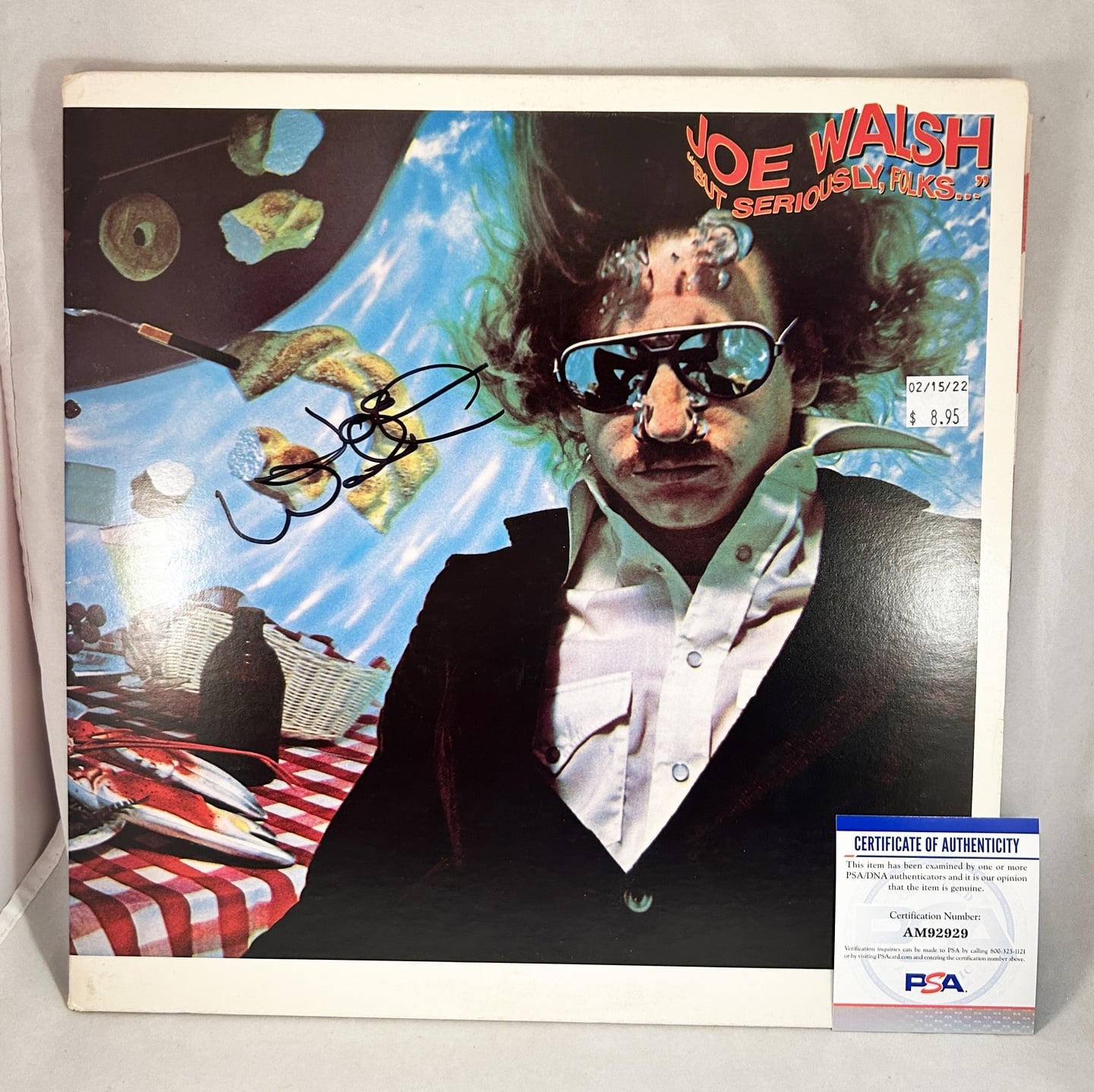 Joe Walsh Signed Vinyl LP Album PSA/DNA