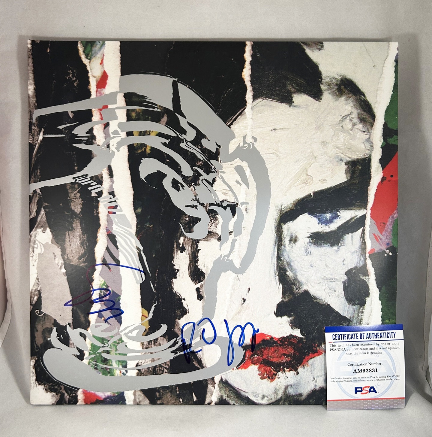 Robert Smith and Simon Gallup Signed Vinyl LP Album The Cure PSA/DNA
