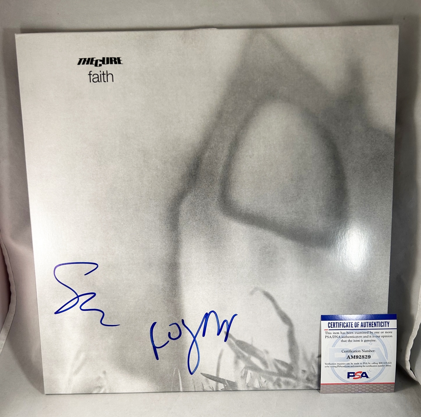 Robert Smith and Simon Gallup Signed Vinyl LP Album The Cure PSA/DNA 2