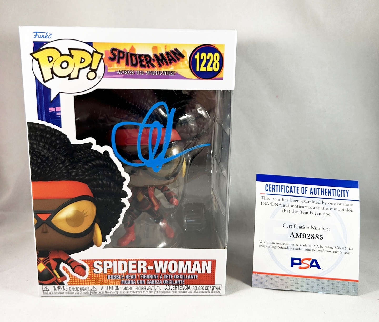 Issa Rae Signed Funko Pop Spider-Woman PSA/DNA
