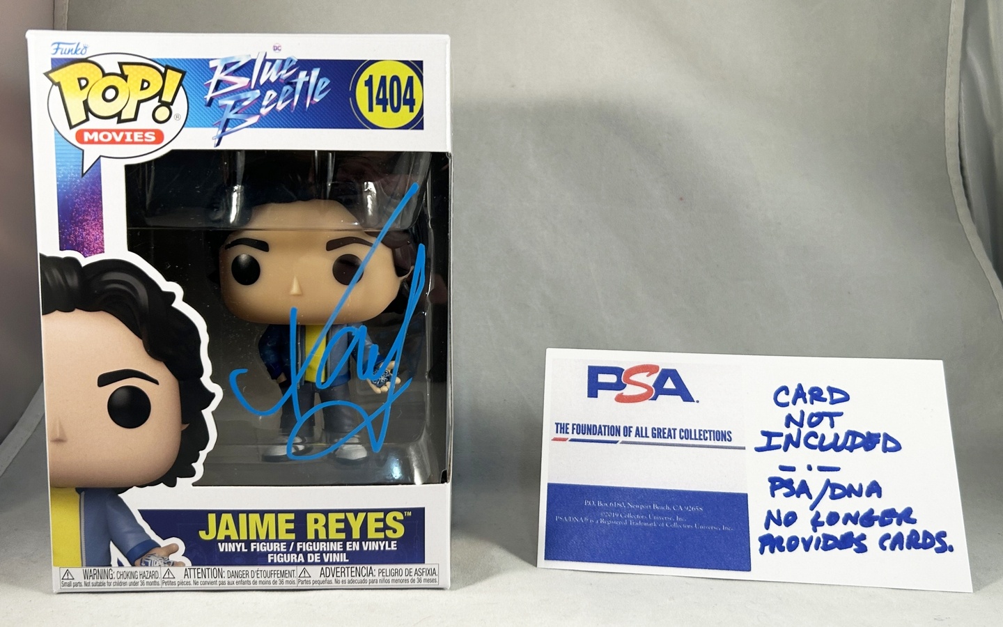 Xolo Mariduena Signed Funko Pop Blue Beetle Jaime Reyes PSA/DNA 1
