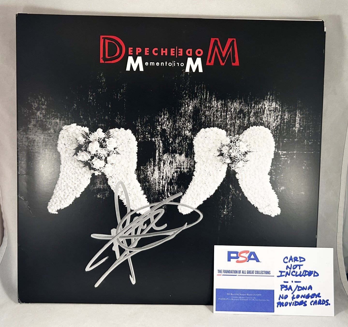 Martin Gore Signed LP Vinyl Depeche Mode Memento Mori PSA/DNA