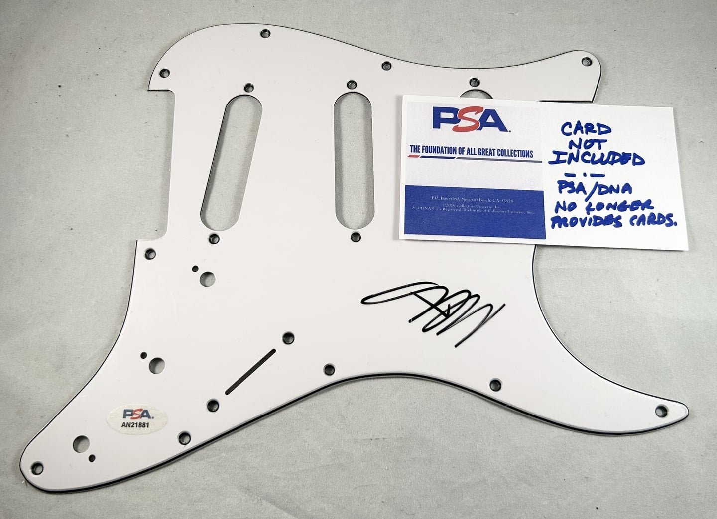 Matt Healy Signed Electric Pickguard PSA/DNA