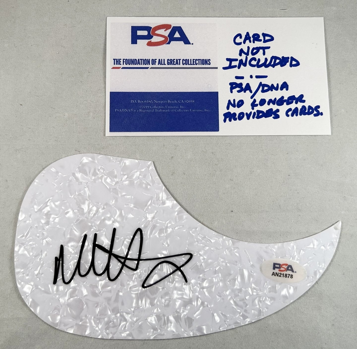 Matt Healy Signed Acoustic Pickguard PSA/DNA