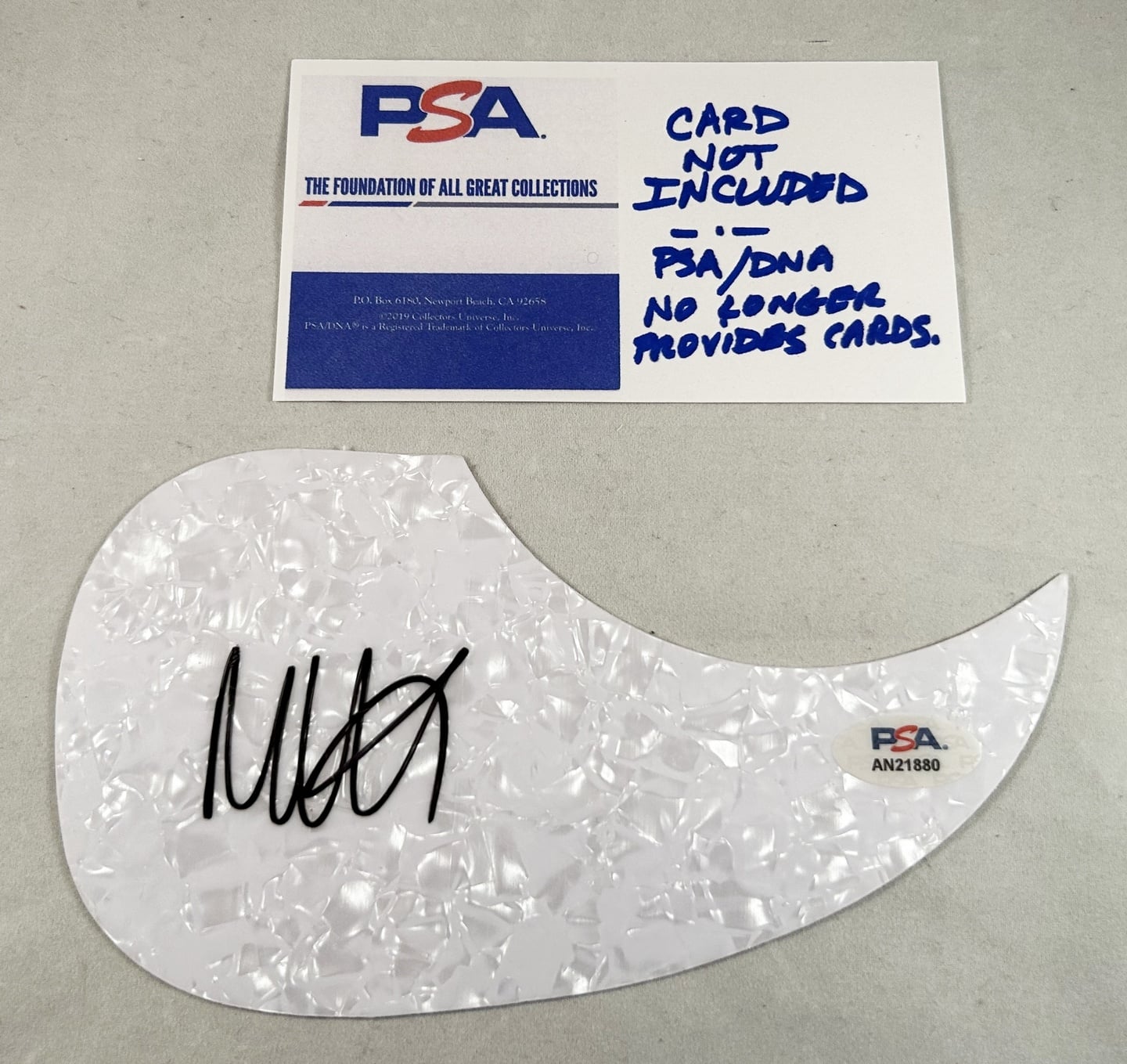 Matt Healy Signed Acoustic Pickguard PSA/DNA 1