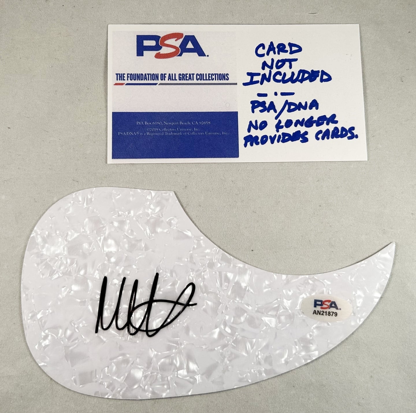 Matt Healy Signed Acoustic Pickguard PSA/DNA 2