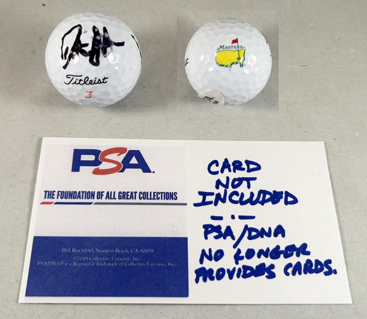Dustin Johnson Signed Masters Golf Ball PSA/DNA
