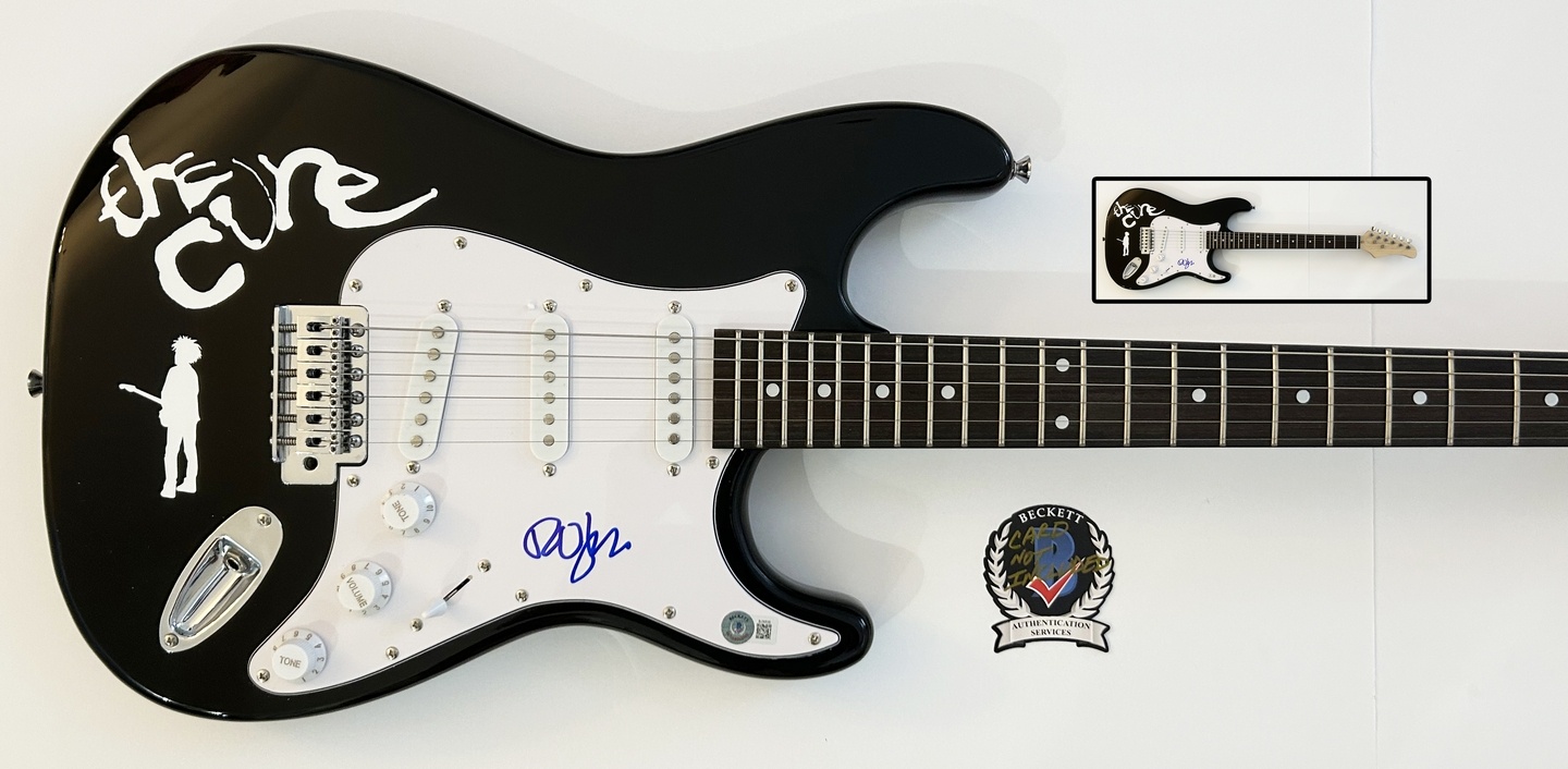 Robert Smith Signed Guitar The Cure Beckett BAS 1