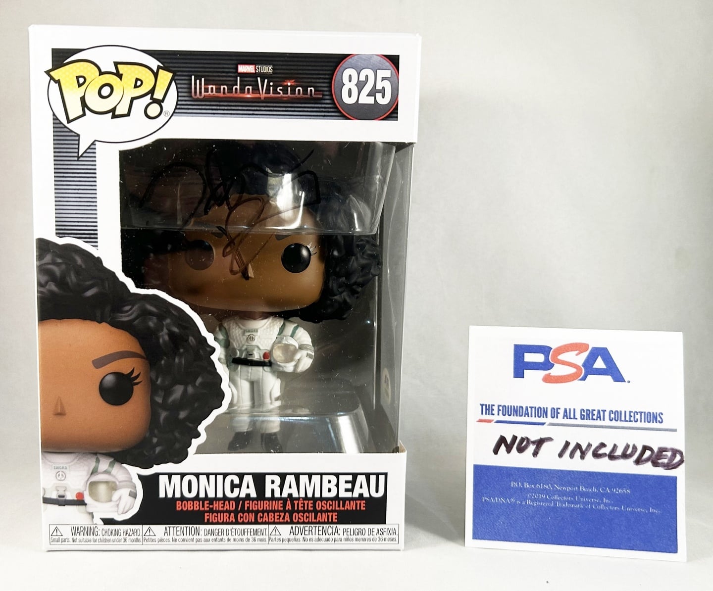 Teyonah Parris Signed Funko Pop Monica Rambeau Captain Marvel PSA/DNA 1