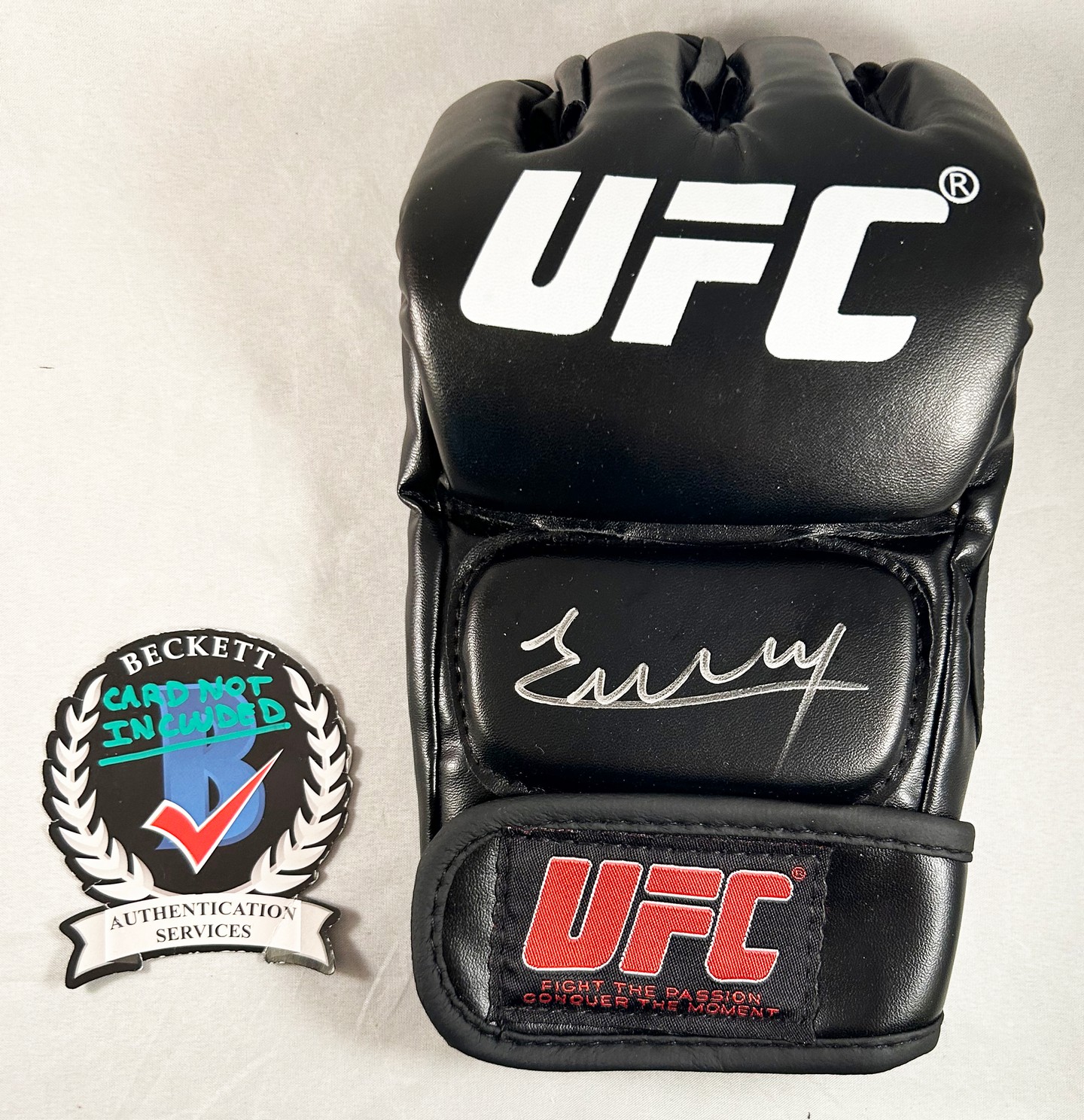 Jailton Almeida Signed UFC Glove MMA Beckett BAS