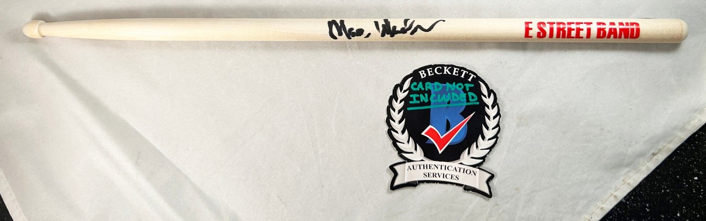 Max Weinberg Signed Drumstick Bruce Springsteen & E Street Band Beckett BAS