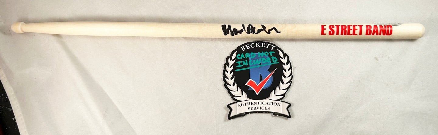 Max Weinberg Signed Drumstick Bruce Springsteen & E Street Band Beckett BAS 2