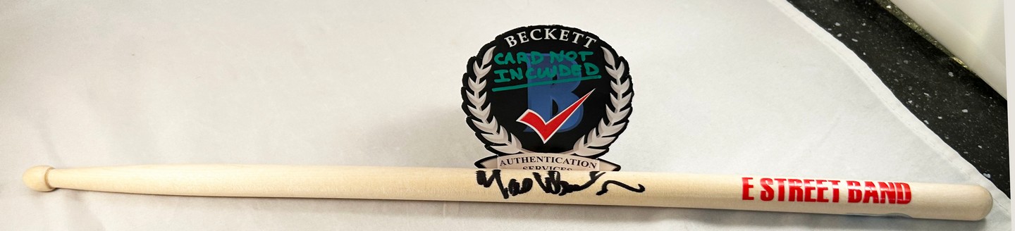 Max Weinberg Signed Drumstick Bruce Springsteen & E Street Band Beckett BAS 7