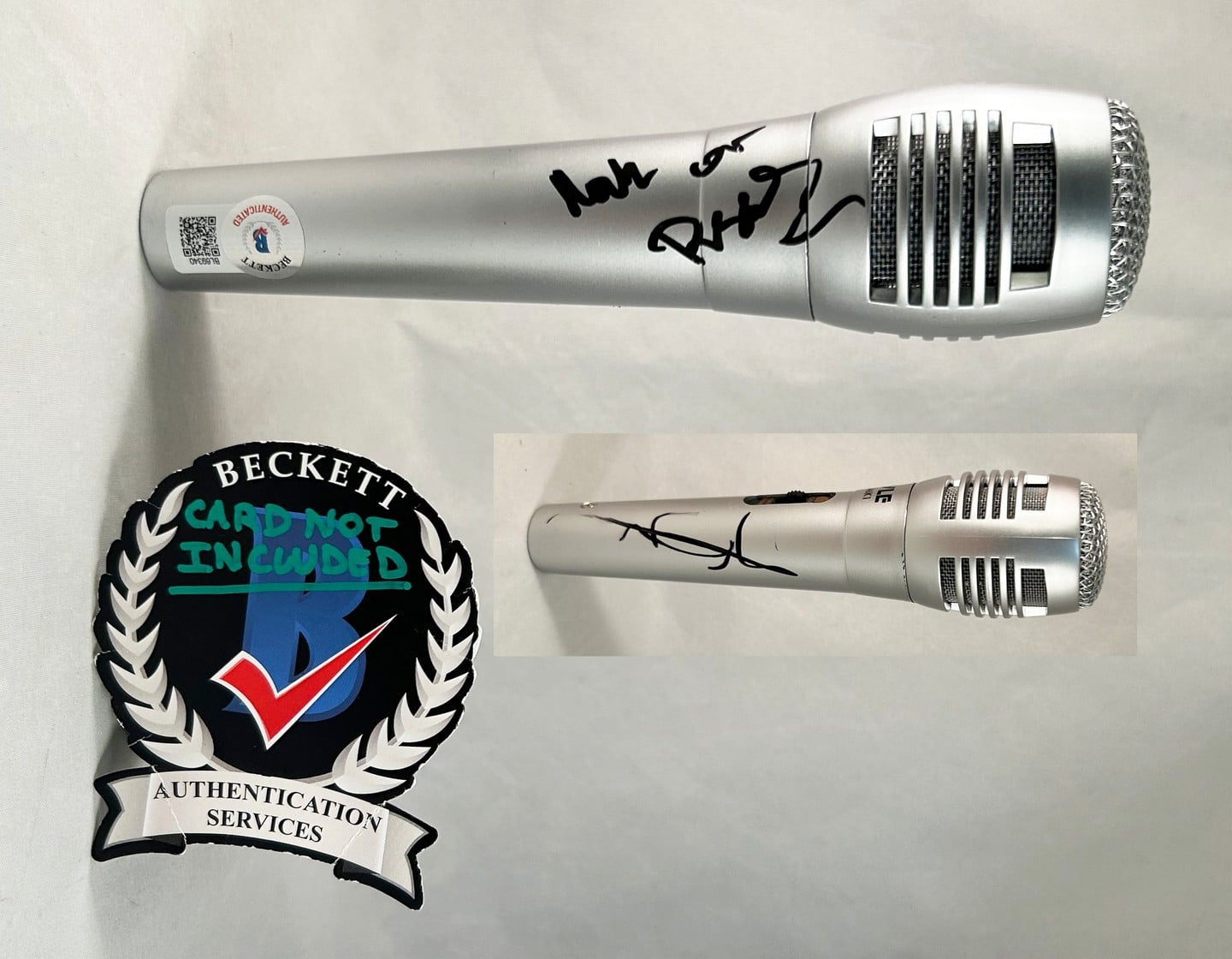 Russell Hitchcock and Graham Russell Signed Microphone Air Supply Beckett BAS