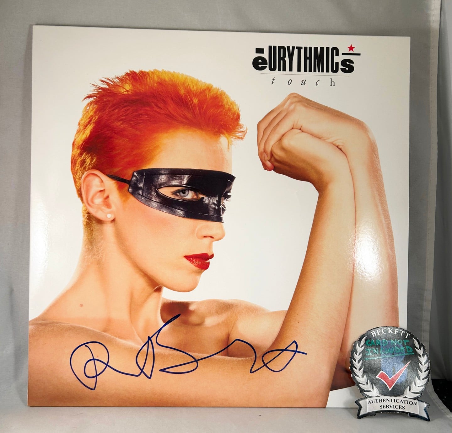 Dave Stewart Signed Vinyl LP Album Eurythmics Beckett BAS 1