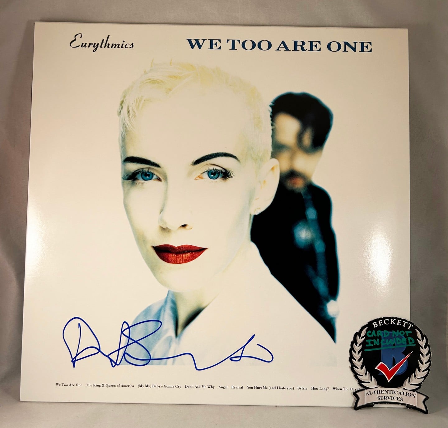 Dave Stewart Signed Vinyl LP Album Eurythmics Beckett BAS 3