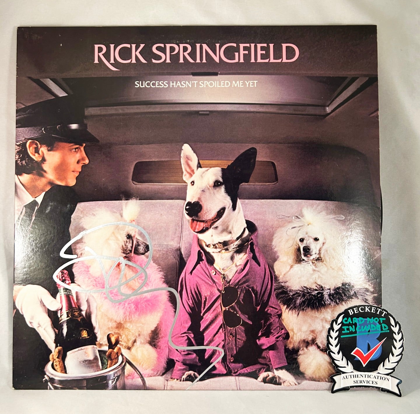 Rick Springfield Signed Vinyl LP Album Beckett BAS