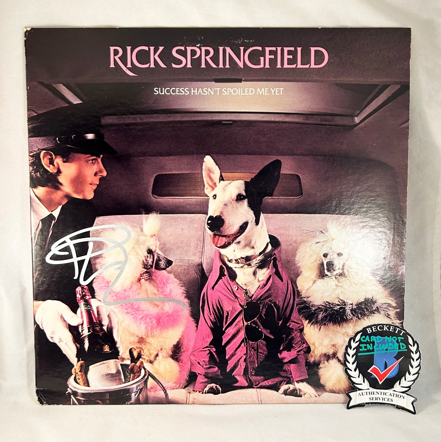 Rick Springfield Signed Vinyl LP Album Beckett BAS 1